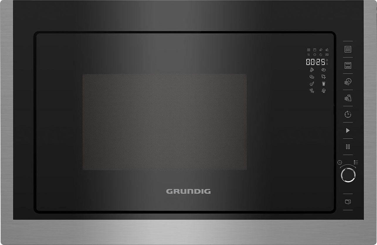 Grundig Einbau-Mikrowelle GMI 11311 X, Grill, Mikrowelle, 25 l