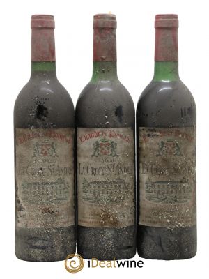Château La Croix Saint André  1982 - Lot de 3 Bouteilles