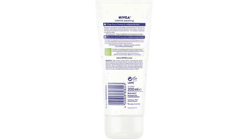 NIVEA Pflegedusche Creme Peeling 200 ml