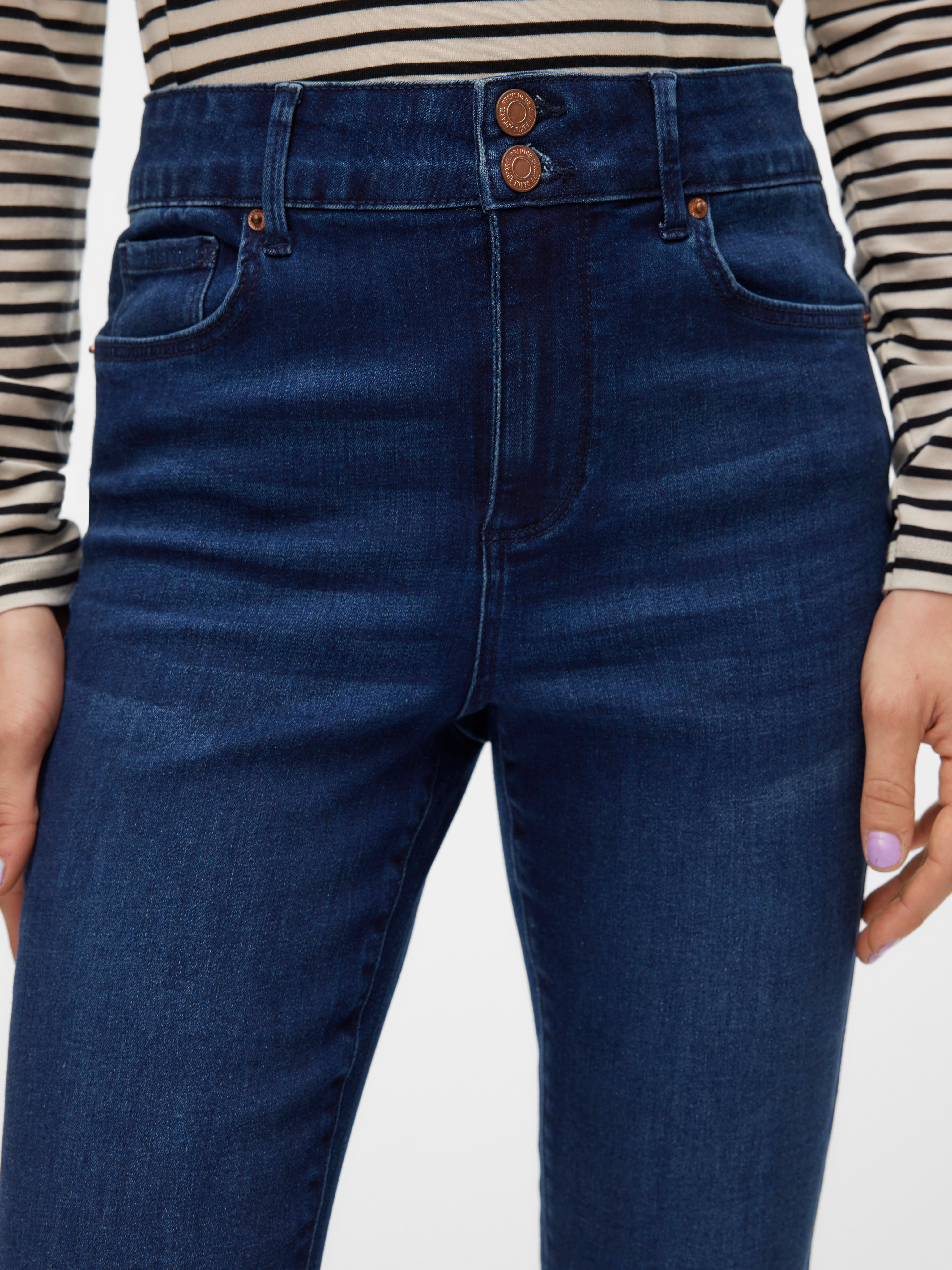 VMSOPHIA Hohe Taille Slim Fit Jeans