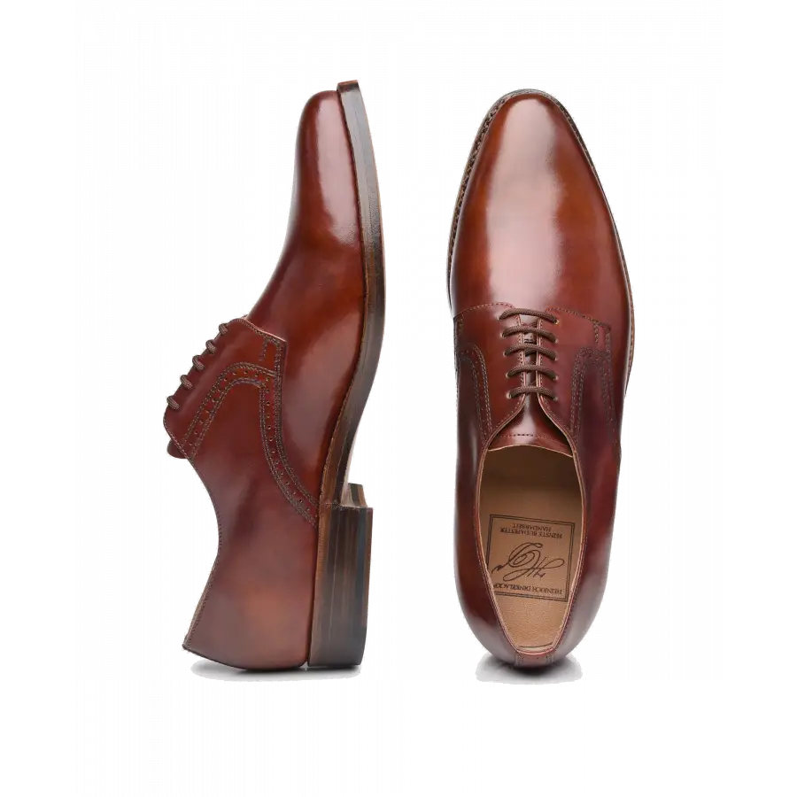 Heinrich Dinkelacker - Businessschuhe Derby MILANO PLAIN TC Toscana calf - braun
