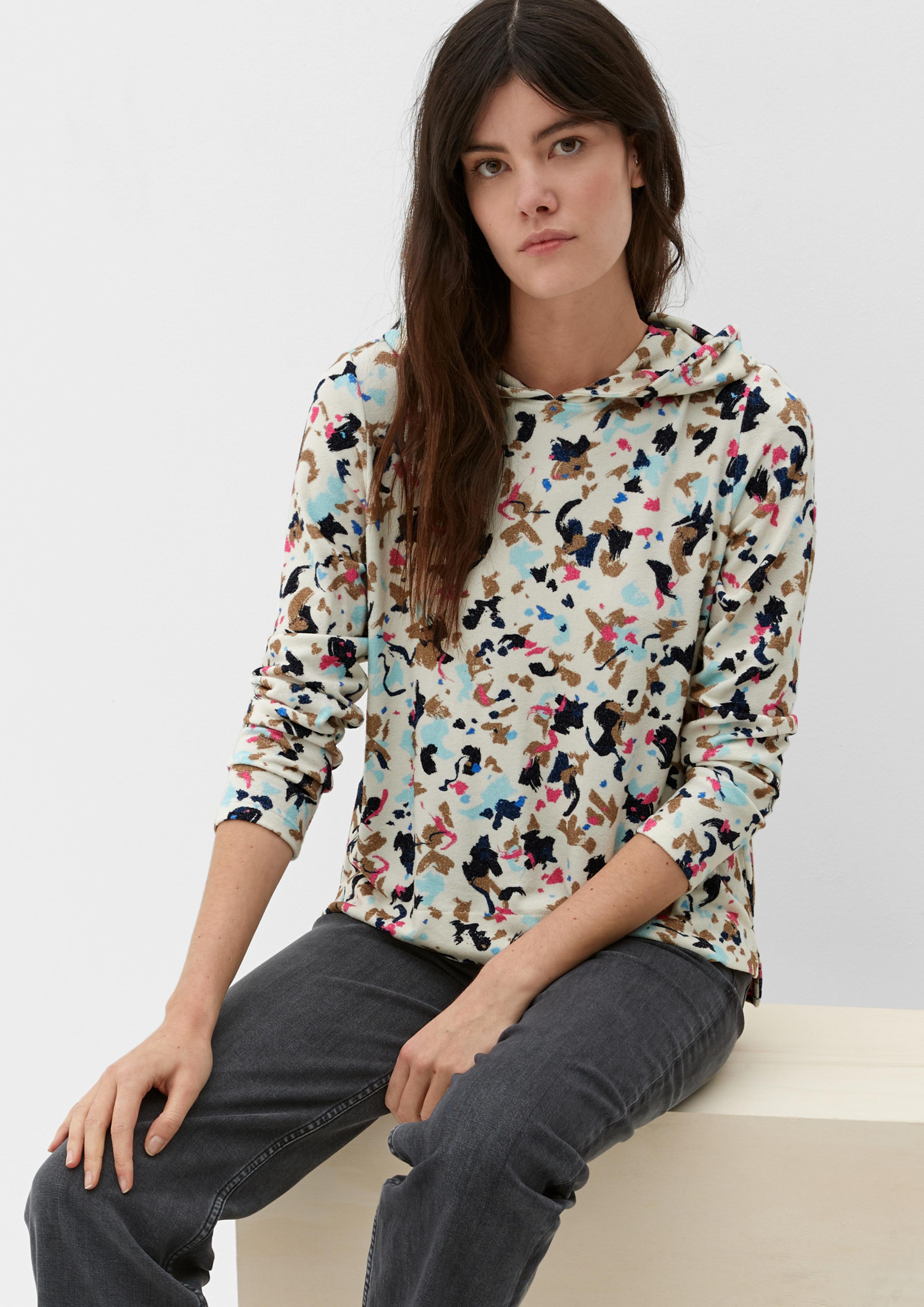 Hoodie mit Allover-Muster  2126464-02A0