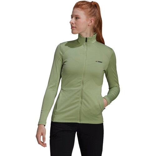 ADIDAS DAMEN TERREX MULTI PRIMEGREEN FULL-ZIP JACKE