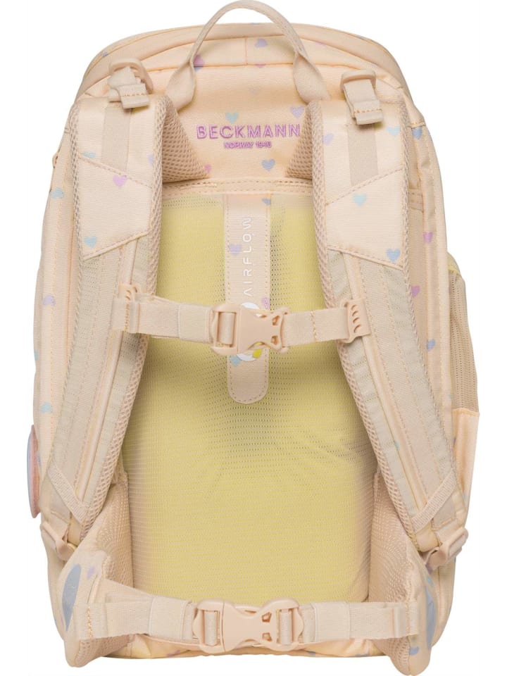 BECKMANN Beckmann Schulranzenset Active Air FLX - 6-Tlg. Set Yellow Heart günstig kaufen onesize