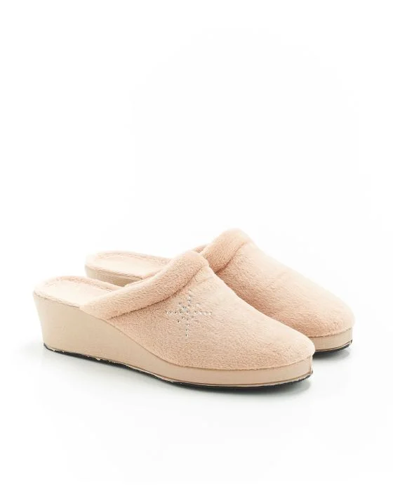 Mules avec fantaisie strassée