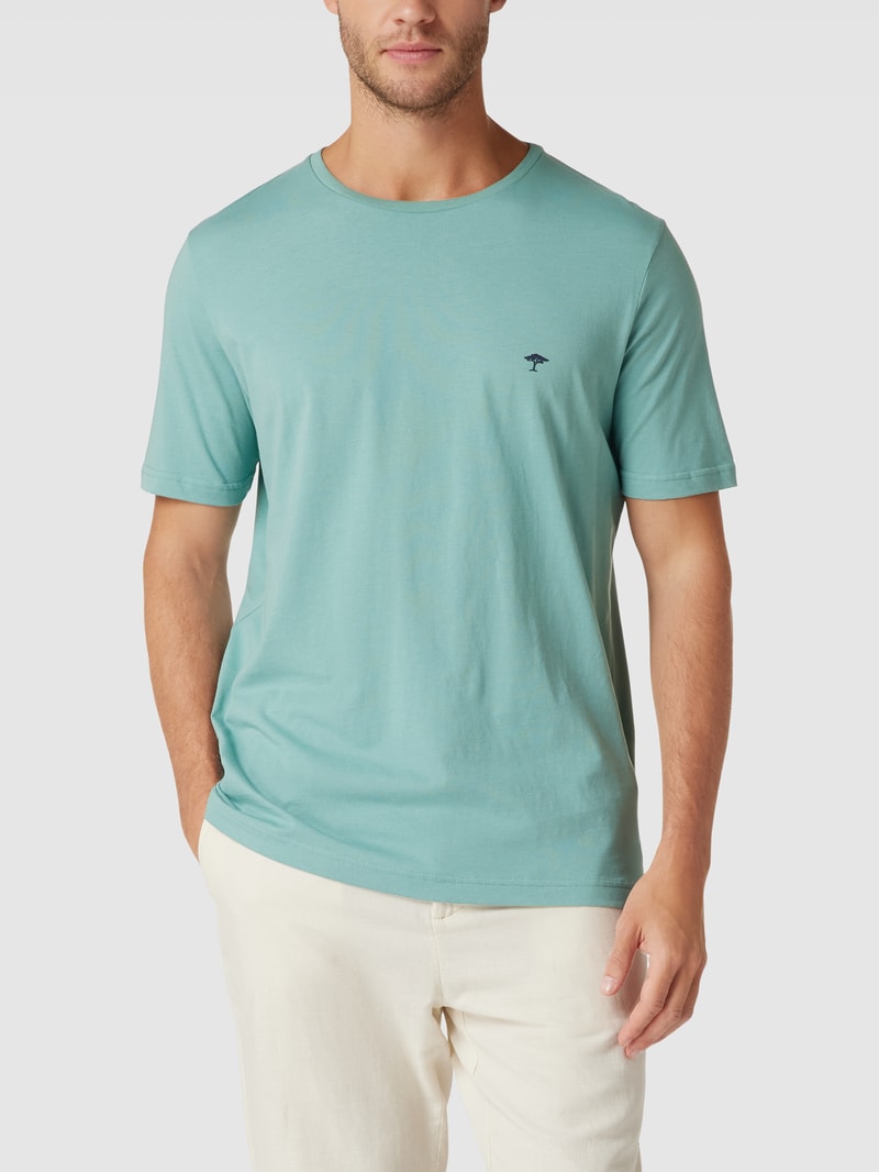 T-Shirt mit Logo-Print in schilf