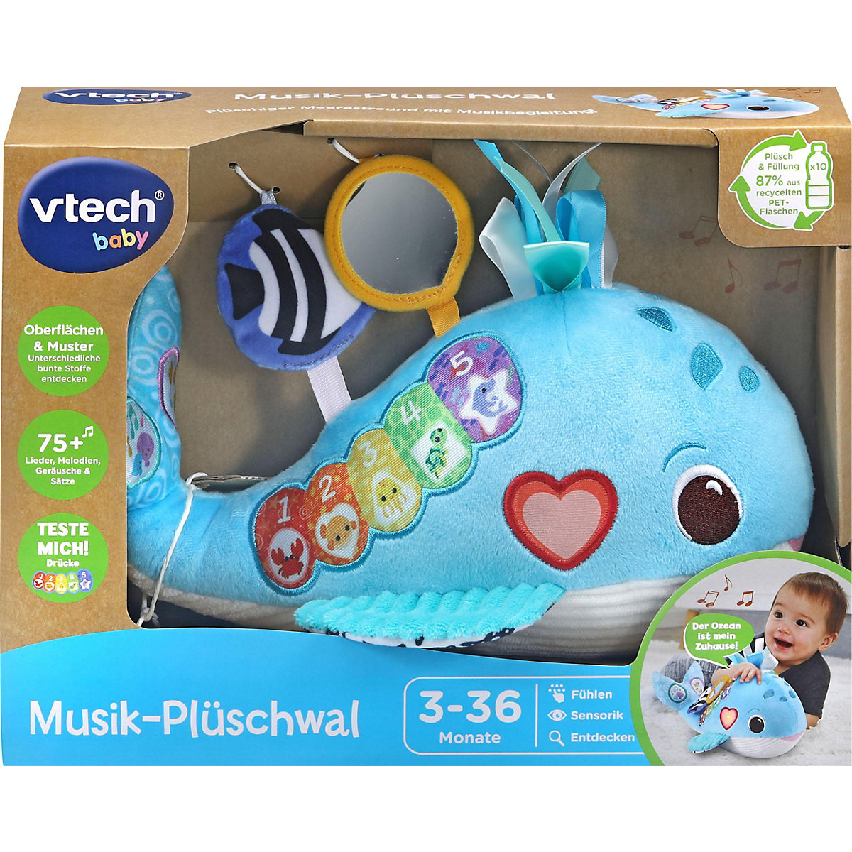 Musik-Plüschwal