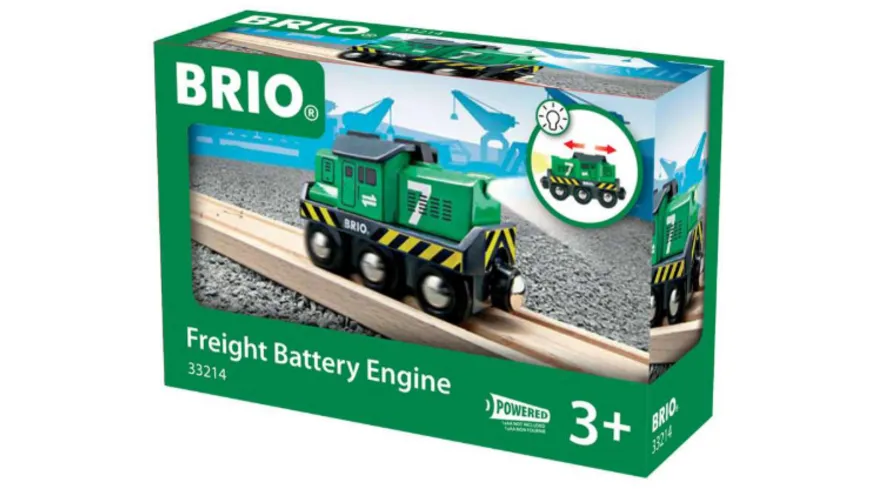 BRIO Bahn - Batterie-Frachtlok