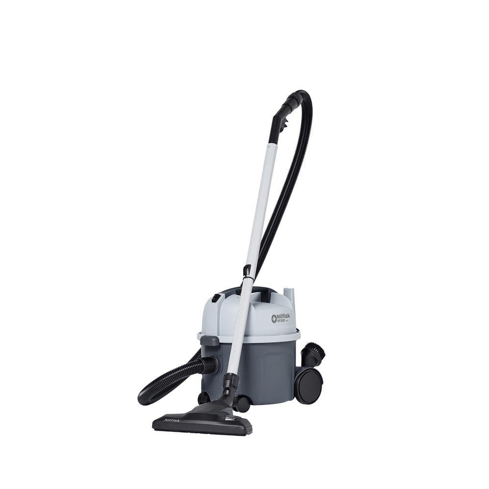 Nilfisk Bodenstaubsauger VP300 HEPA EU1 Gewerbesauger 41600870, Gewerbestaubsauger, Staubsauger, Sauger, Trockensauger, Hotelstaubsauger, für Gewerbe, Hotel, Schule, Büro, HEPA H13 Filter, Sehr niedriger Geräuschpegel, 10 Liter Staubbehälter, 15 m la