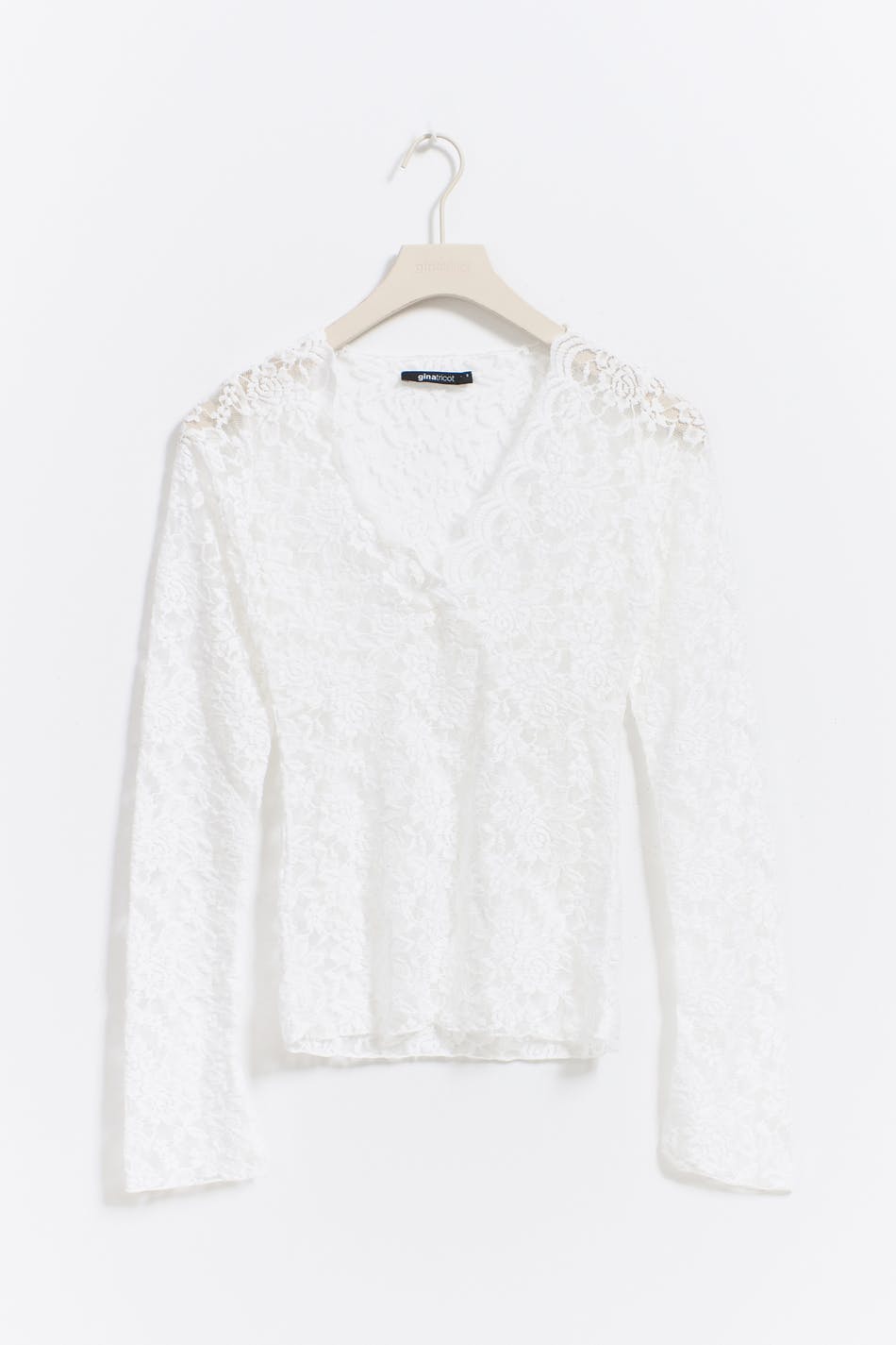 V-neck lace top