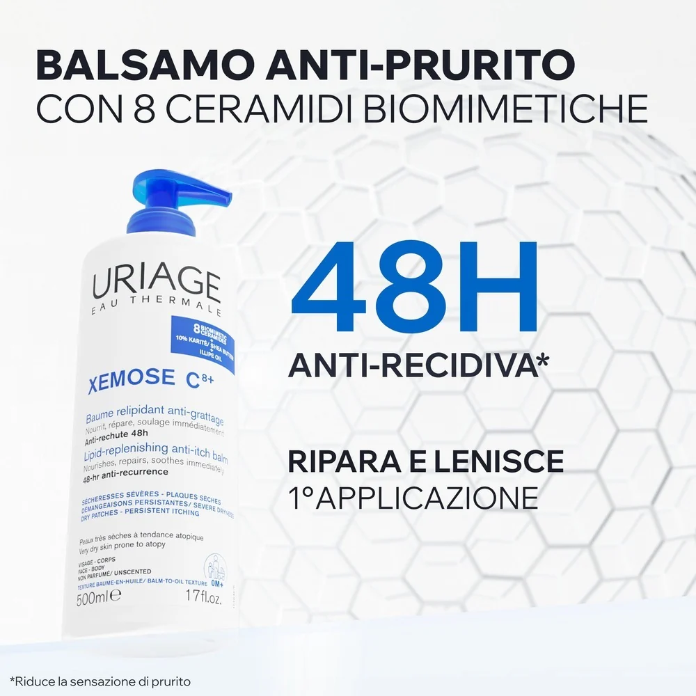 XÉMOSE C8+ nomierinošs pretniezes eļļas balzams - ķermeņa krēms