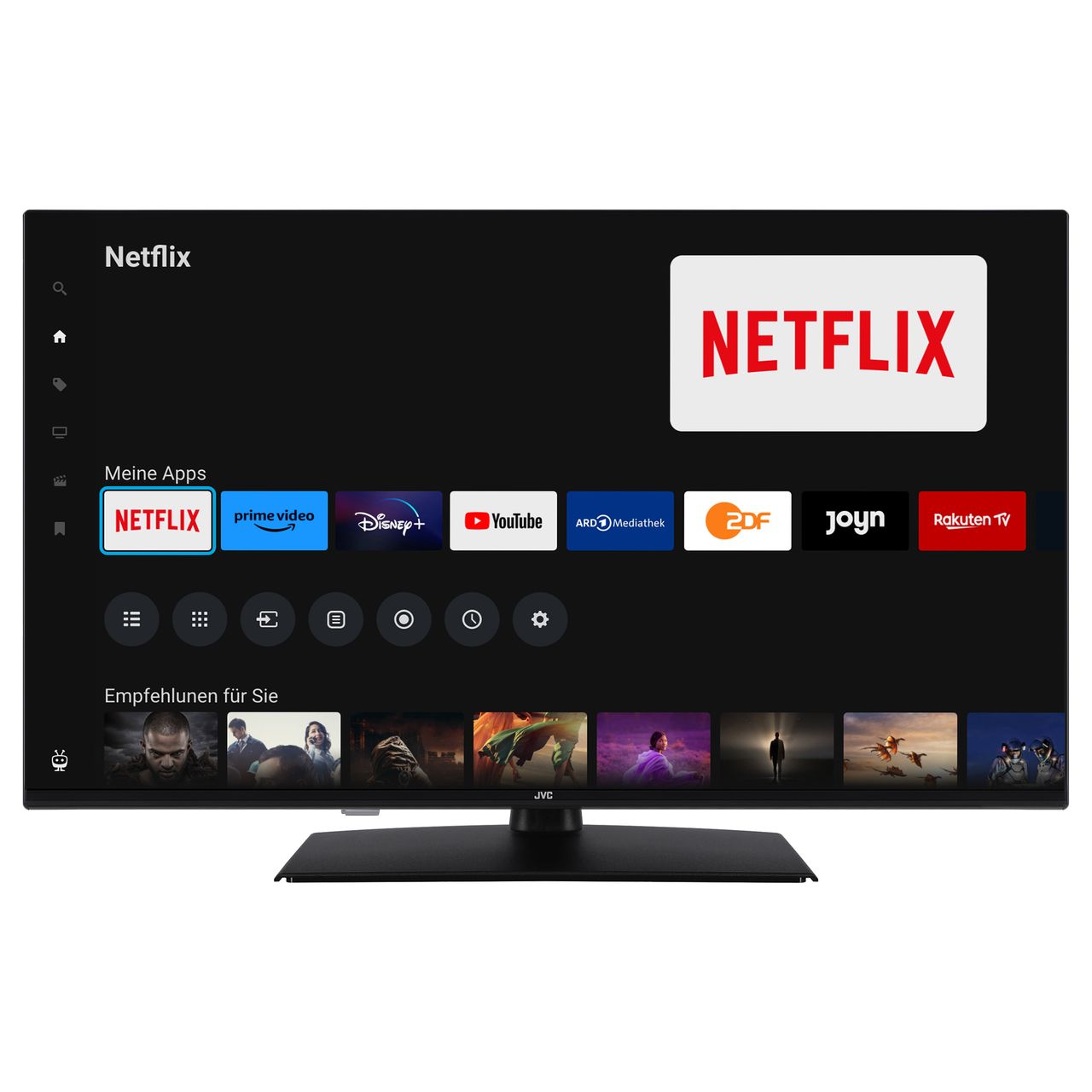 JVC LT-40VF5355 40 Zoll Fernseher / Smart TV (Full HD, HDR, Triple Tuner) 6 Monate HD  inkl.