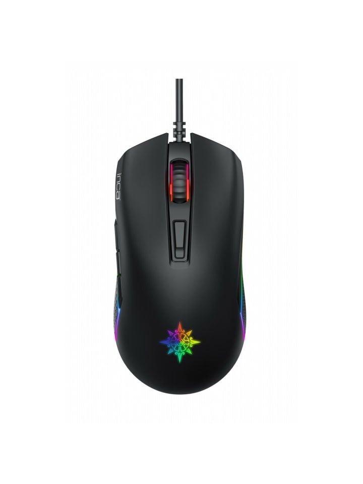 Inca Inca IMG-GT14 Optisch Gaming Maus Mouse 3600 DPI RGB-Logo in Schwarz günstig kaufen onesize