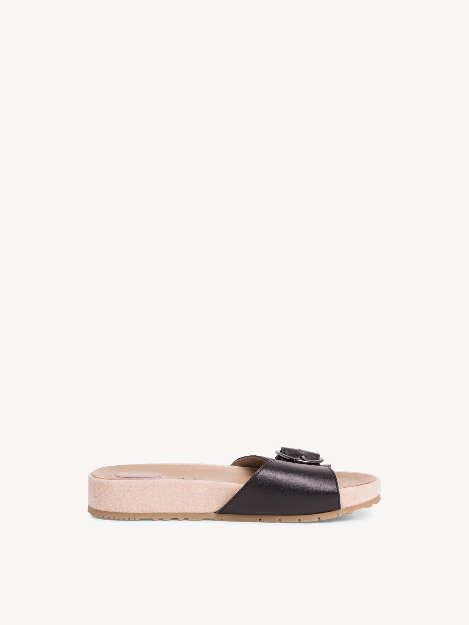 Mule en cuir - noir