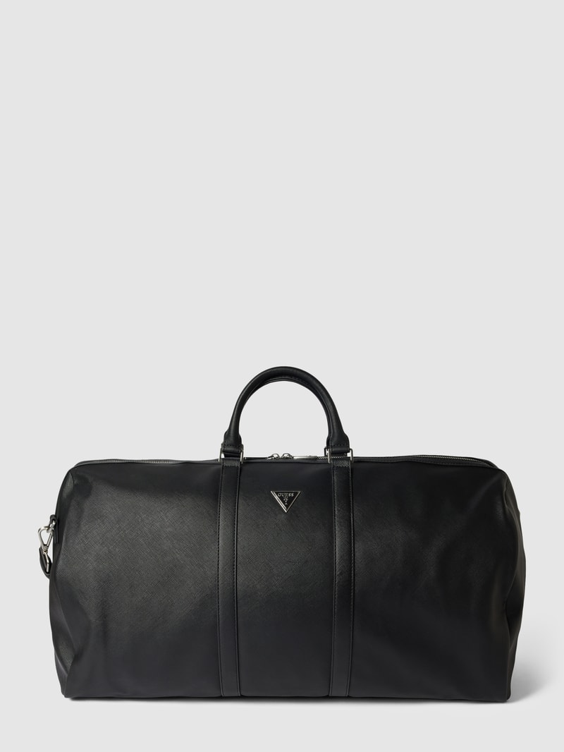 Weekender mit Label-Applikation Modell 'CERTOSA' in schwarz