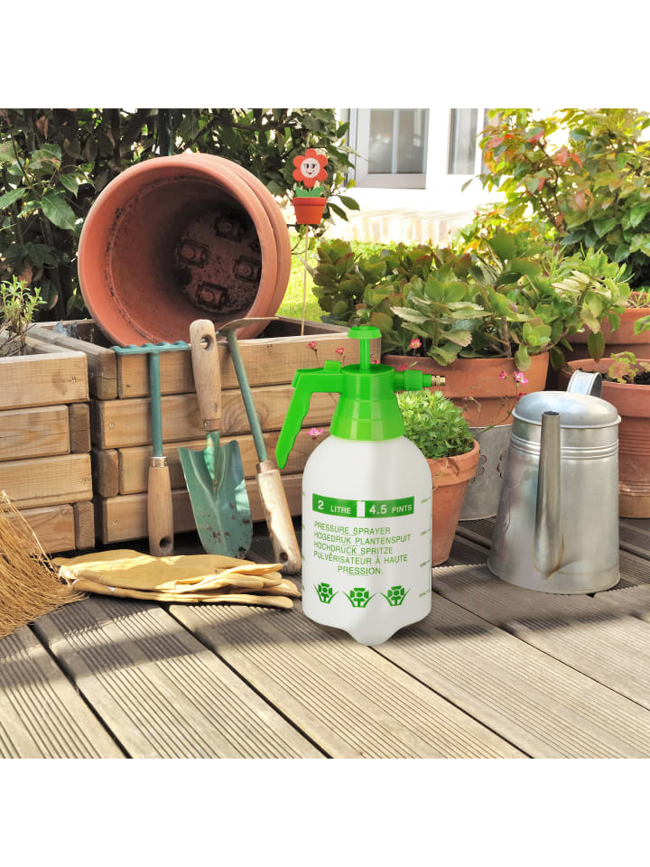 relaxdays Drucksprüher in Weiß/ Grün - 2 l günstig kaufen onesize