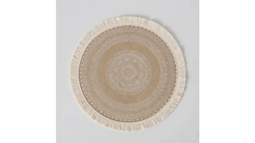 Boltze Tischset  Delee Beige, Cremeweiß