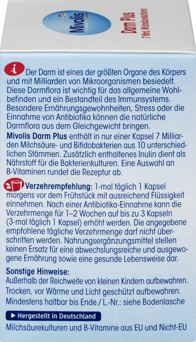 Darm Plus Kapseln 30 St., 10 g