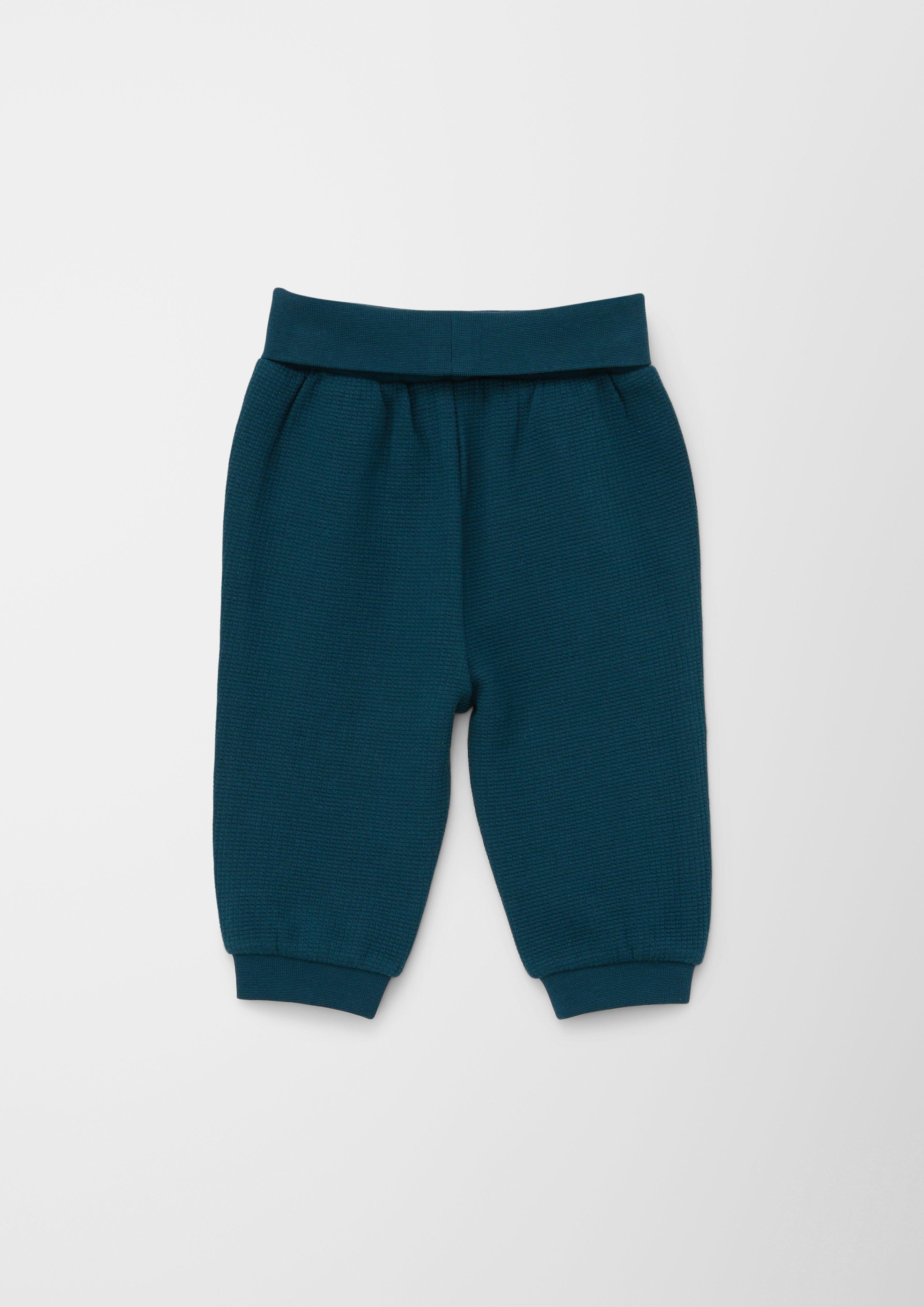 Loose: Hose mit Waffelpiqué-Struktur  2133882-6904