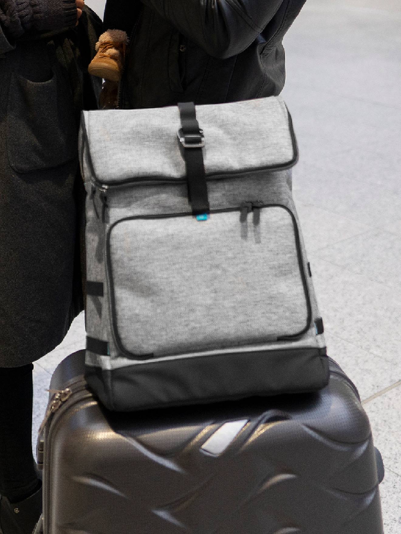 Sac à dos à langer BABYMOOV Le Sancy gris smokey