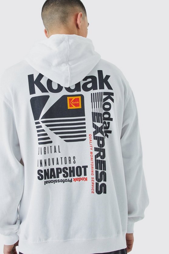 Oversize Hoodie mit lizenziertem Kodak Print