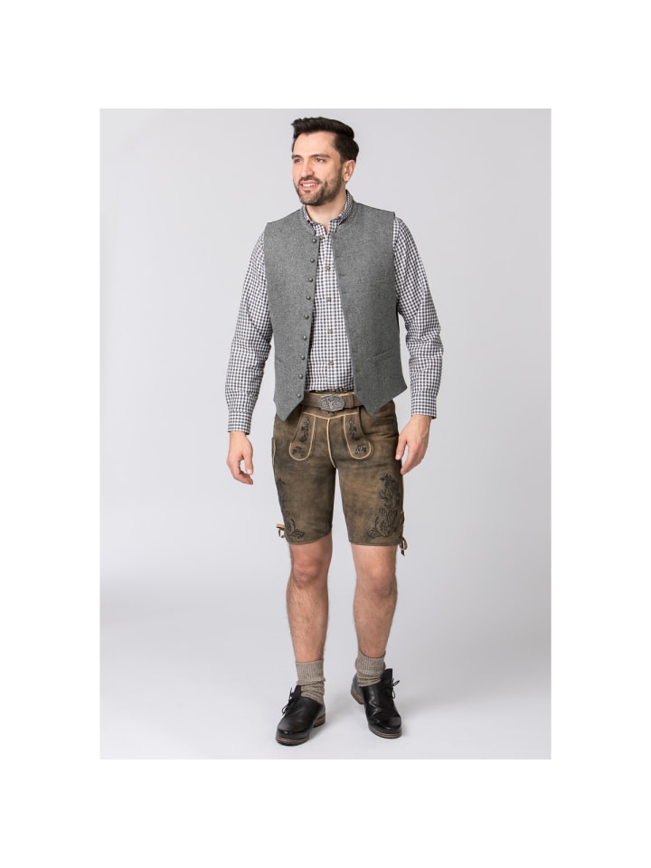 Stockerpoint Lederhose Edgar in dunkelbraun günstig kaufen