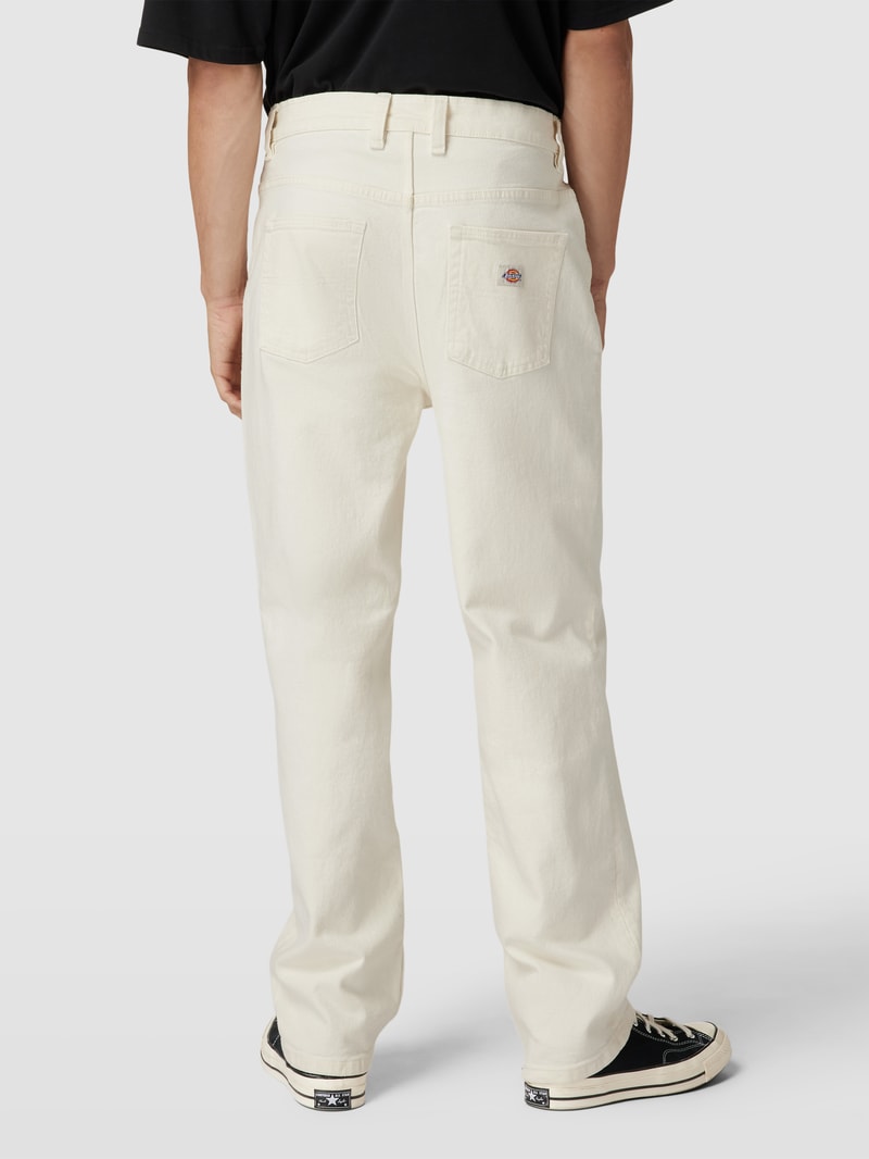 Jeans mit 5-Pocket-Design Modell 'THOMASVILLE' in offwhite