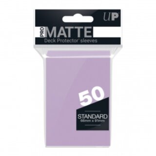 UP - Standard Sleeves - Pro-Matte - Non Glare - Lilac (50 Sleeves)