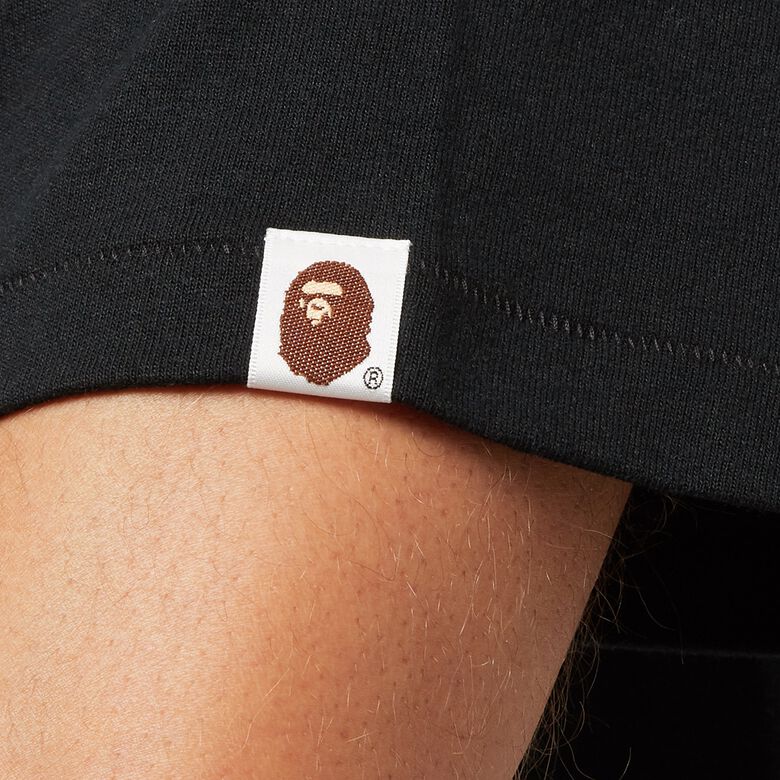 A Bathing Ape Colors College Tee M black x black
