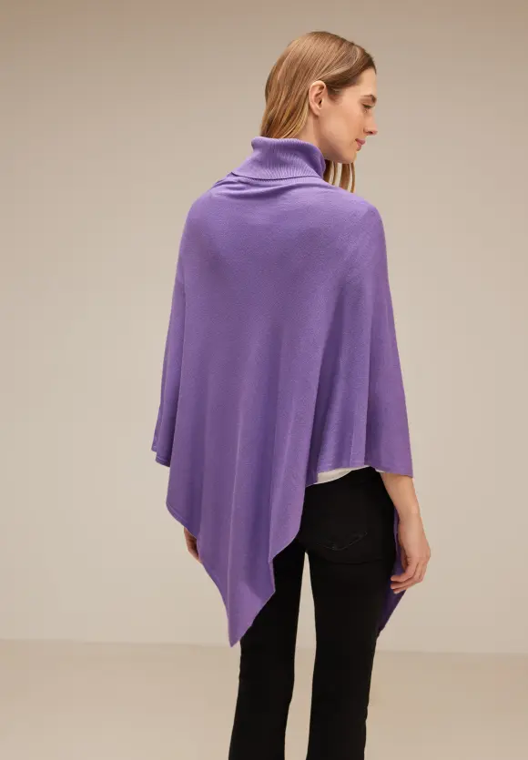 Street One Strickponcho mit Rollkragen