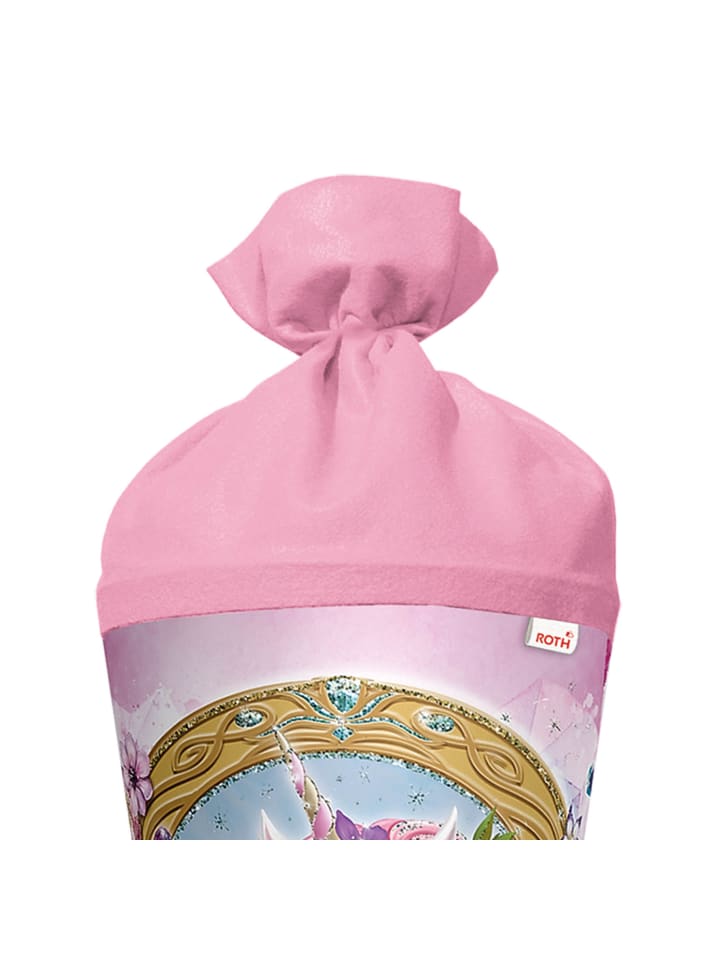ROTH Schultüte groß Einhorn Beauty 70 cm, Glitter in Rosa günstig kaufen onesize