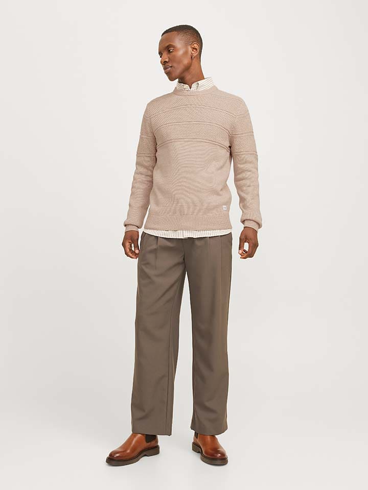 Jack & Jones Pullover in Beige günstig kaufen
