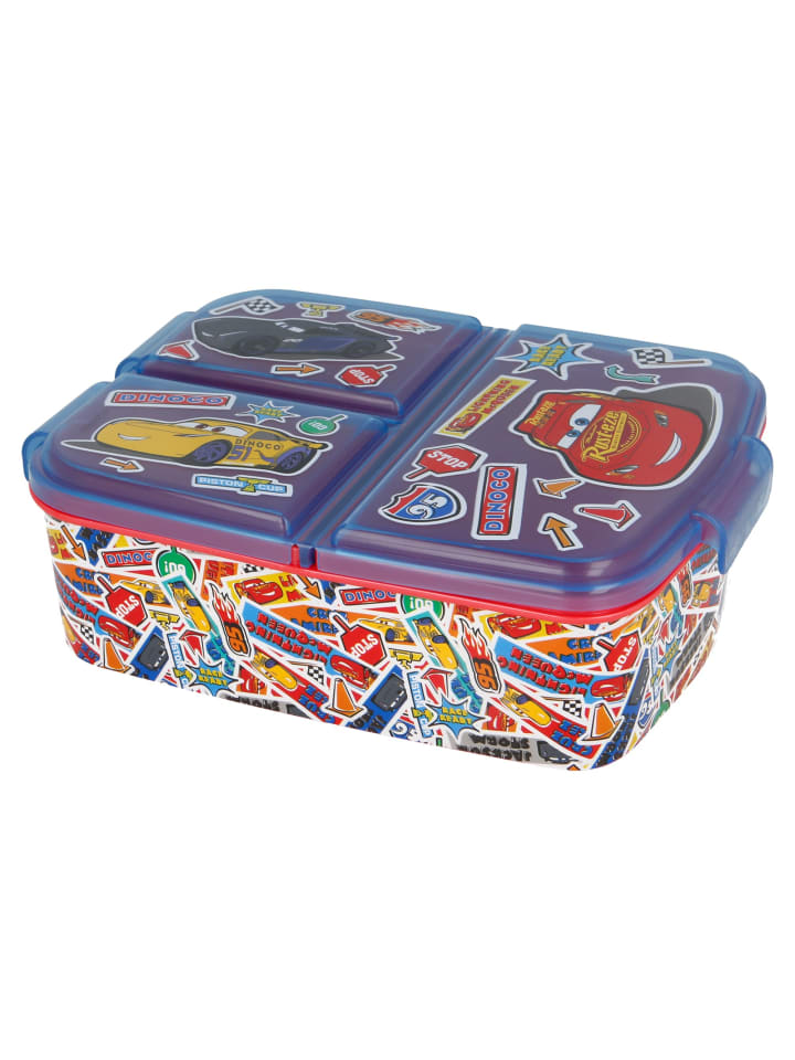 Disney Cars Brotdose Disney Cars mit 3-Fach-Unterteilung in Bunt günstig kaufen 5,5