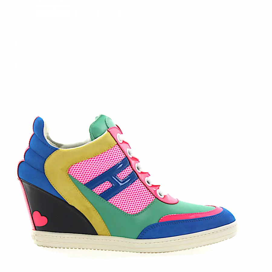 Hogan - Sneaker high Kalbsleder - gelb
