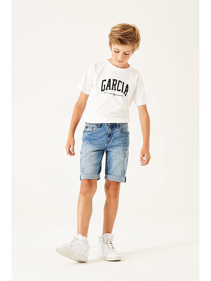 Garcia Jeans-Bermudas in Hellblau günstig kaufen 140