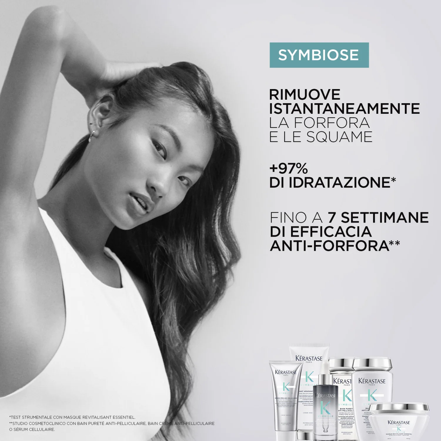 Symbiose Bain Pureté Anti-Pelliculaire - Champú anticaspa, Champú purificante