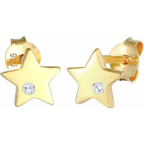 Elli Ohrringe Kinder Sterne Zirkonia Astro 925 Silber