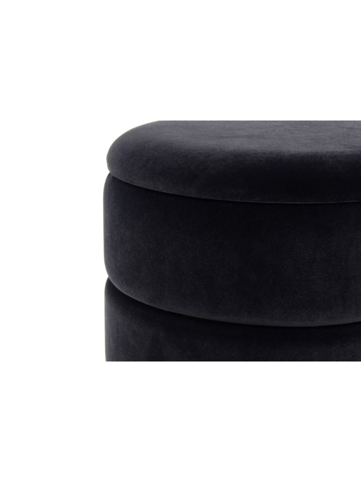 Kayoom Hocker Bernette in Schwarz günstig kaufen onesize