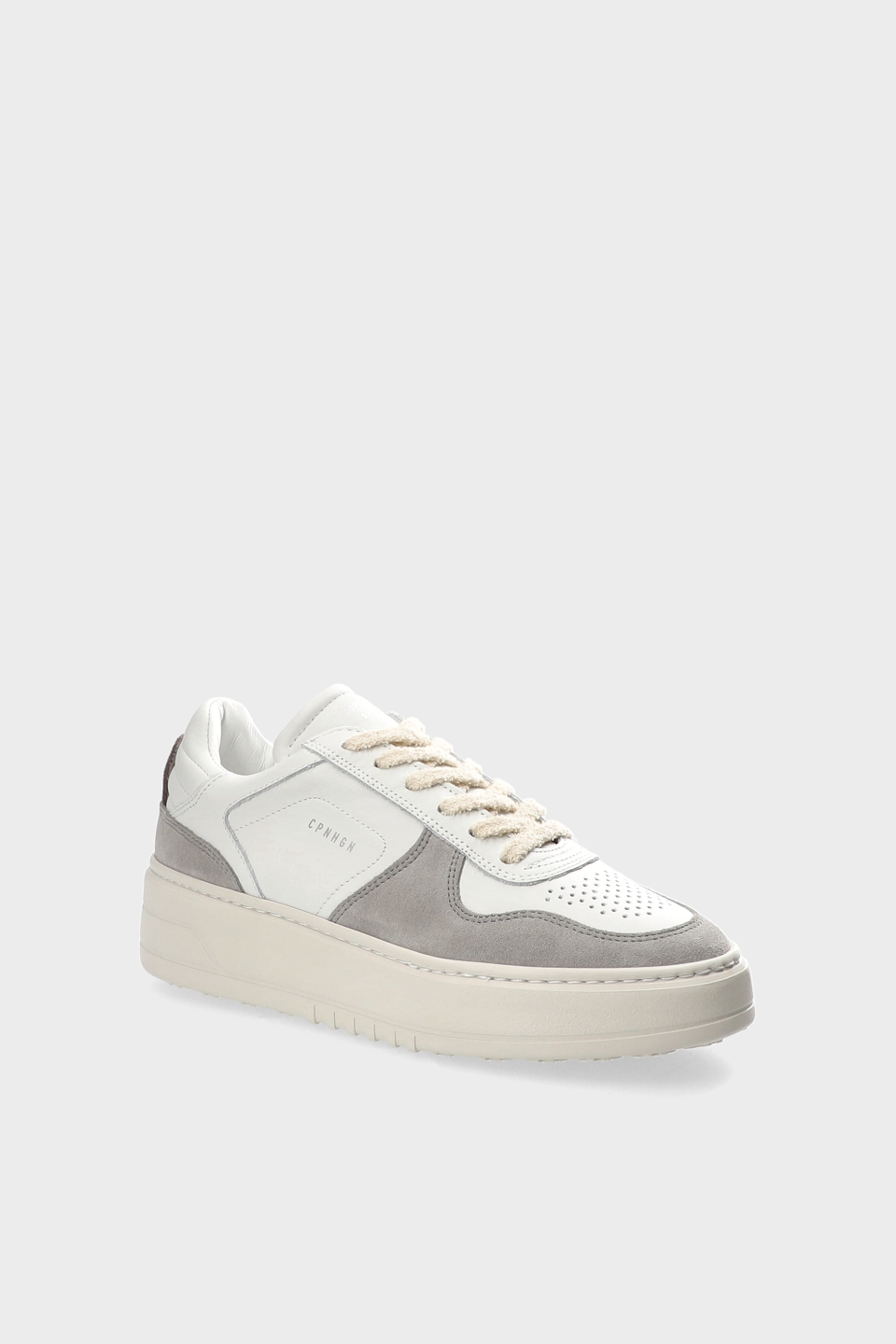 CPH75 leather mix white/grey