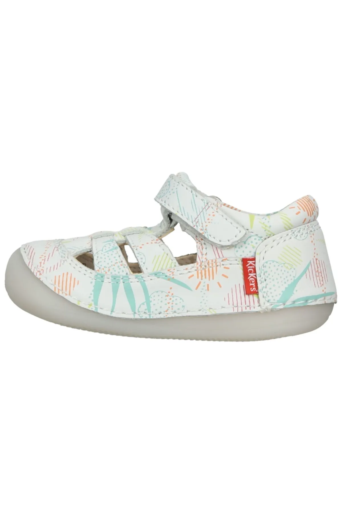 Kickers  Sandalette - Weiß - Flacher Absatz