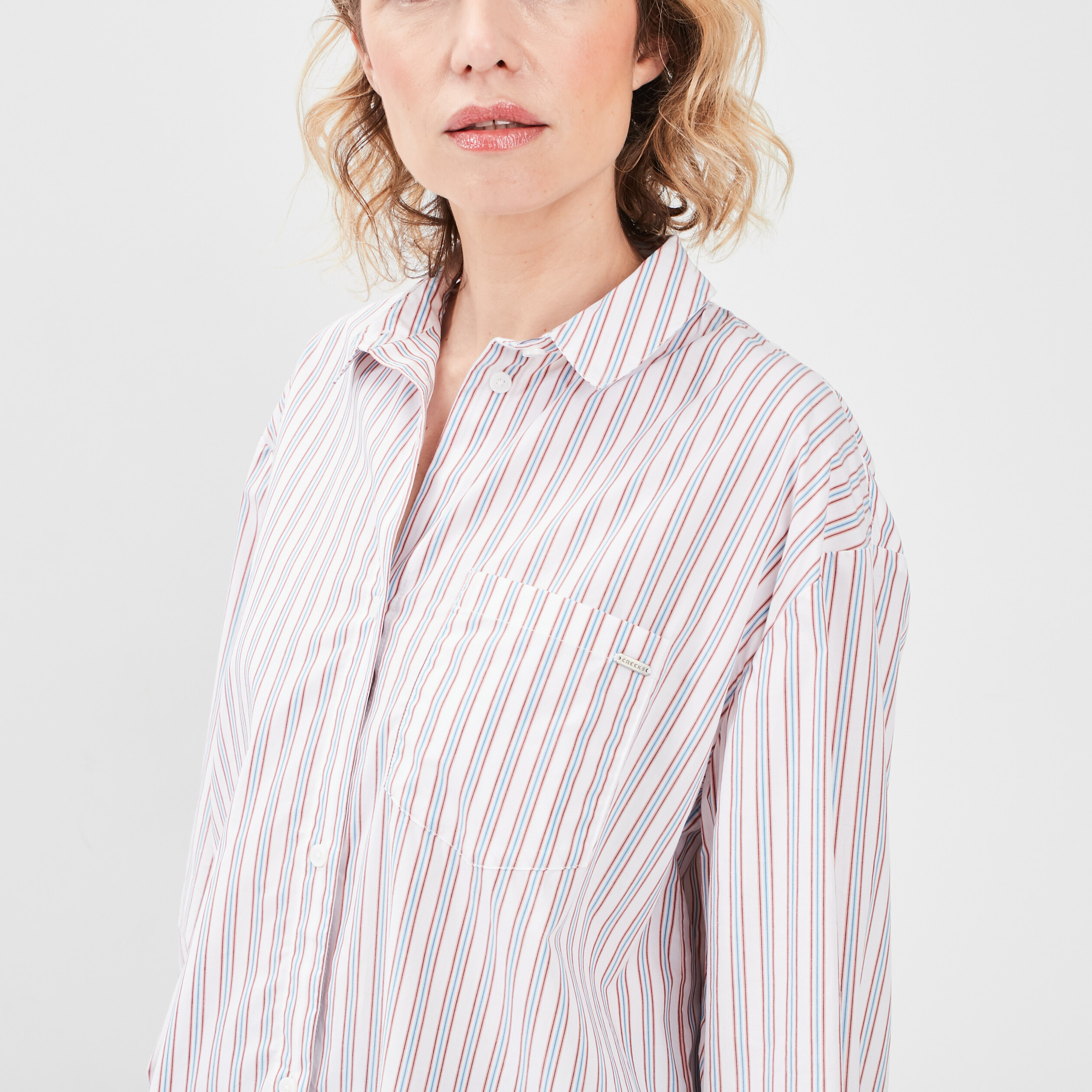 Robe chemise droite ecru femme | La Halle