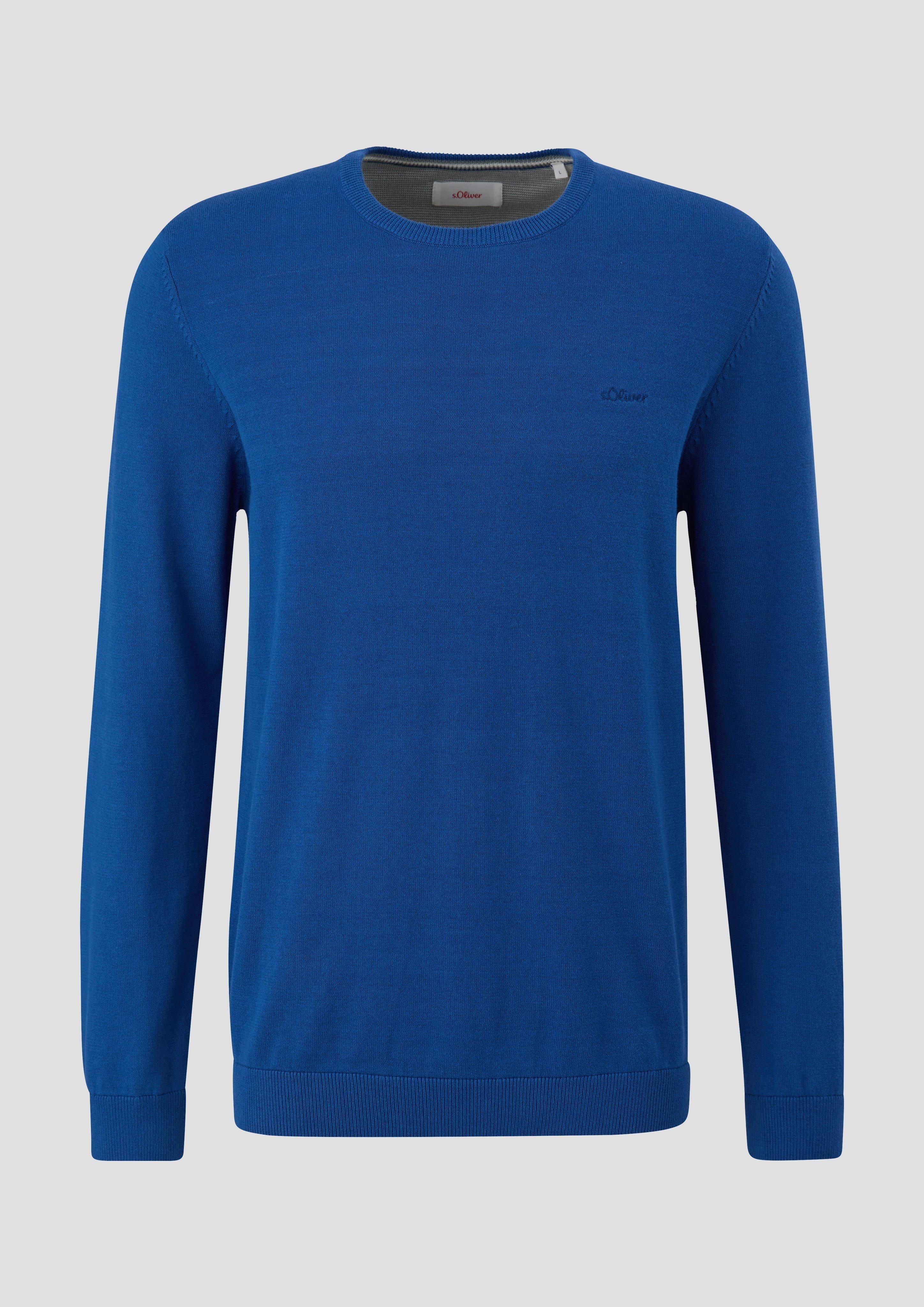 Strickpullover mit Logo-Stickerei  2143173-5620