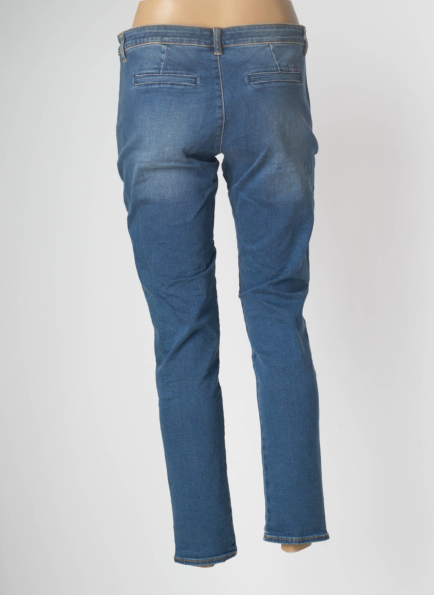 Ddp Jeans Coupe Slim Femme couleur bleu
