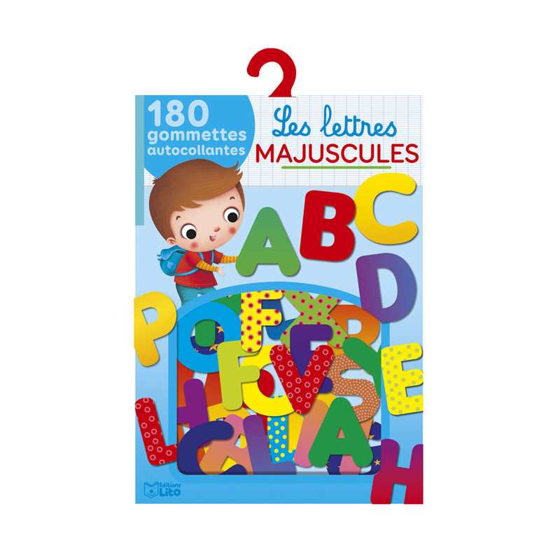 180 gommettes les lettres - Lito