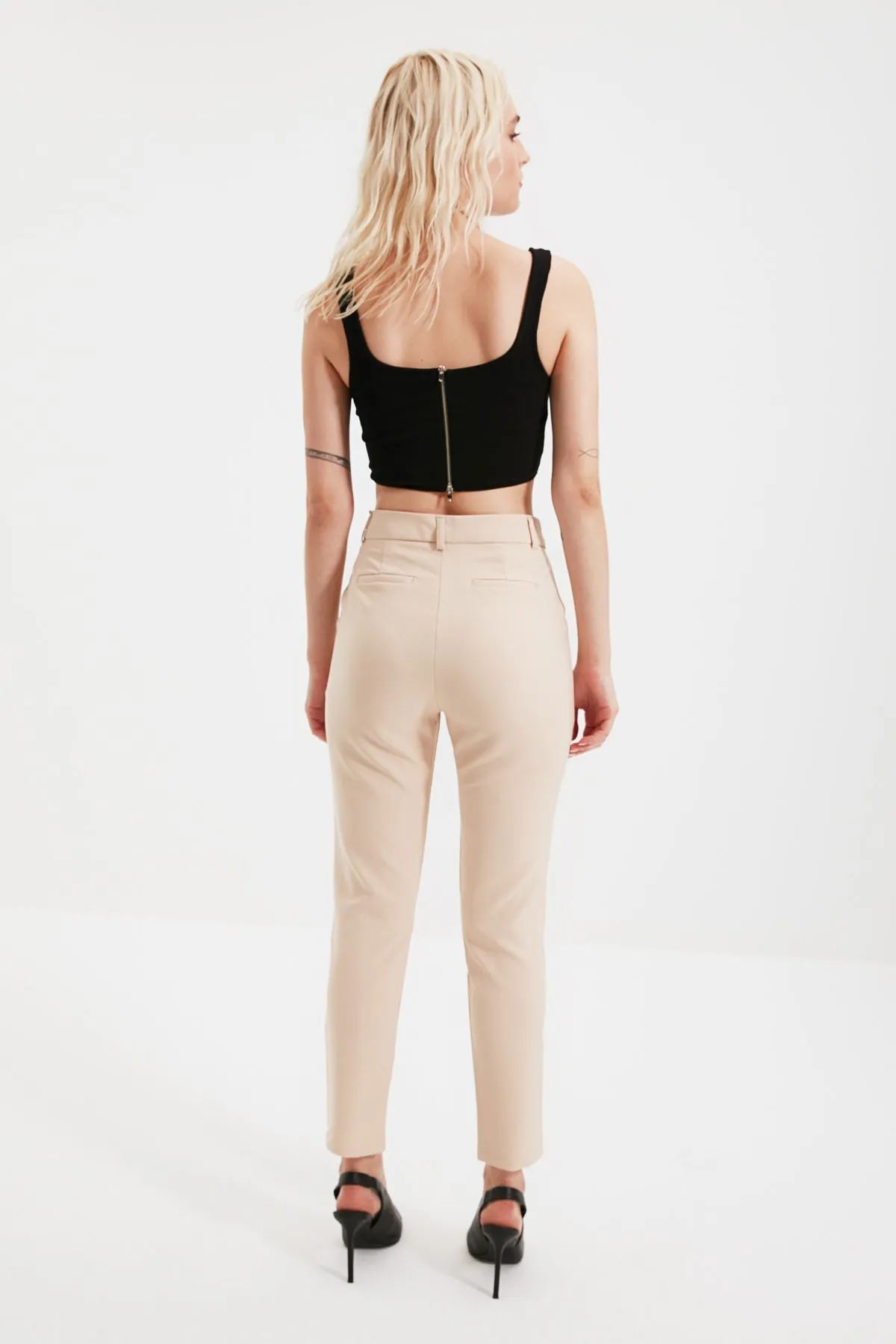 Trendyol Collection  Tas Basic Cigarette Skinny-Leg-Webhose TWOSS19ST0038
