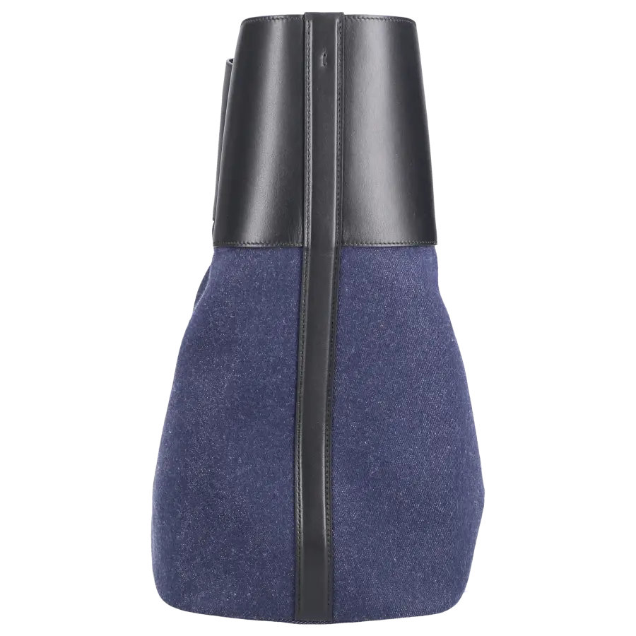 Alexander McQueen - Shopper THE BOW Canvas - blau