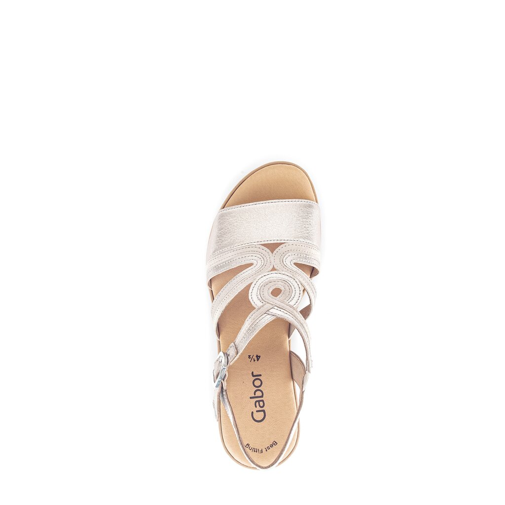 Gabor fashion Keilsandalette gold