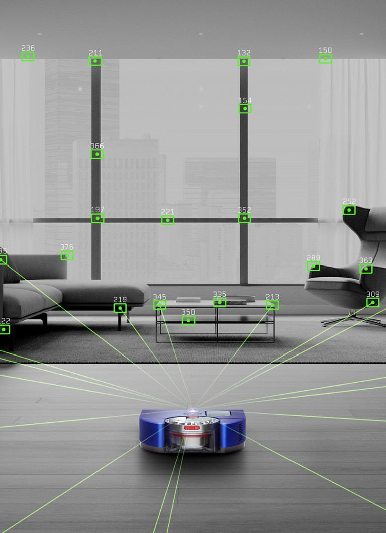 Aspiratorul robot Dyson 360 Vis Nav™