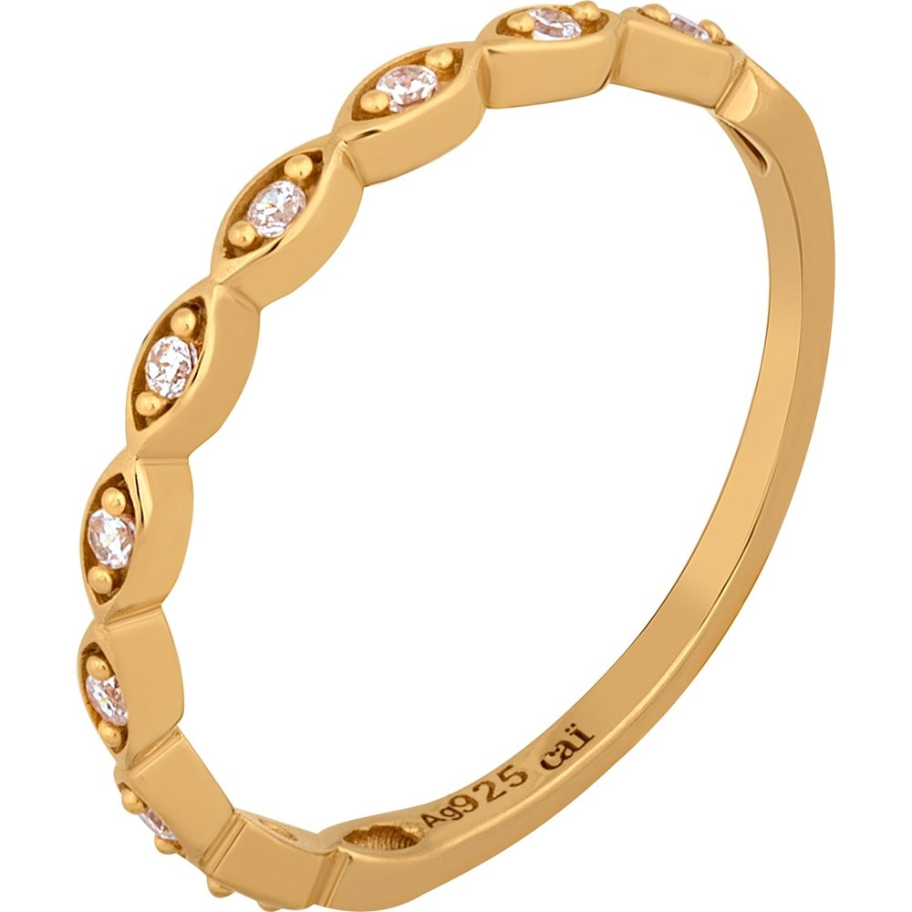 caï Bague pour femme 925 Argent or Bague