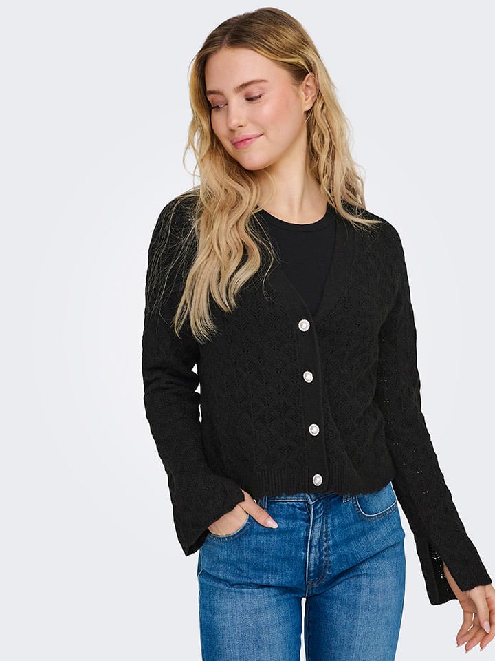 ONLY Cardigan in Schwarz günstig kaufen